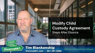 ️ How to Modify a Child Custody Agreement After Divorce. | Los Angeles Divorce #divorce661