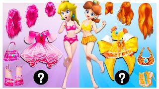 Princesses Peach, Daisy, Rosalina and Pauline Clothes Switch up  Style Wow