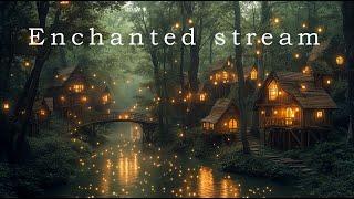 Enchanted Stream - Beautiful Ethereal Ambient Music - Deep Calm Melodies Soundscapes With Rain