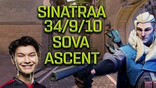SEN SINATRAA - SOVA - ASCENT - (34/9/10) - VALORANT POV