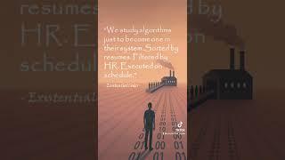 Random Thought #5 #ExistentialCoder #philosophy #algorithm #life
