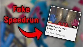 There's ALREADY a cheater in Poppy Playtime Speedrunning!