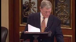 Sen. Inhofe Floor Speech on The Heartland Institute's ICC 4