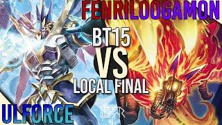 UlforceVeedramon X vs Fenriloogamon [Digimon TCG BT15 Local FINAL] Match Commentary