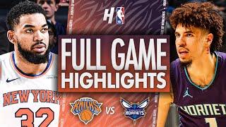 New York Knicks vs Charlotte Hornets - Full Game Highlights | March 20, 2025 NBA Season