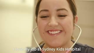 Meet Alex, first year nurse at Sydney Children's Hospital, Randwick