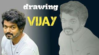 Vijay Master Still Drawing | Easy Pencil Sketch | Arun ArtBook