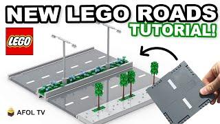 Custom Build with the New LEGO City Road Plates - (Full Tutorial!)