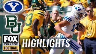 No. 22 BYU Cougars vs. Baylor Bears Highlights | FOX College Football