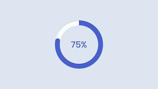 Circular Progress Bar using HTML CSS & JavaScript | CodingNepal