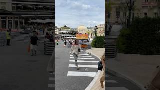 The Famous Zeus walking the street with sweet lady #millionaire #billionaire #monaco