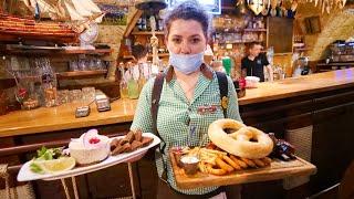 Ukrainian BAR FOOD at 137-Year-Old Tavern in Odessa, Ukraine