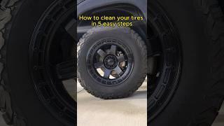 How To Clean Your Wheels In 5 Steps (60 seconds) #beforeandafter #satifying #howto #shorts