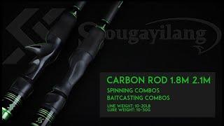 Sougayilang Fishing Rod || Carbon Rod Spinning\Baitcasting