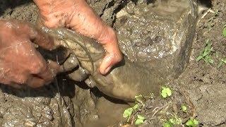 Unique Fishing | Catching Catfish In Dry Season| Find Catfish in Secret Hole Dry