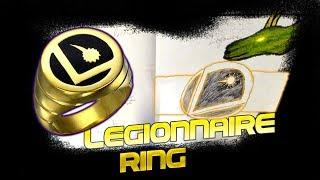 Drawing the Legionnaire Ring, thought it was a belt - DragoNate Draws from Instructions with Rocky