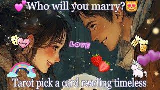 Who will you marry? ️️Tarot pick a card reading 