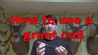 How to Call Deer Using a Grunt Call