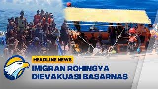 Tim Basarnas Banda Aceh Evakuasi Imigran Rohingya