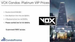 VOX Condos: Top 5 Reasons To Invest