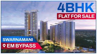 3000+ sq ft 4 BHK Luxurious Flat with 2 car parks @ Swarna Mani Xana Tower, EM Bypass | Watta Place