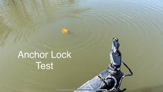 Garmin Force Trolling Motor Anchor Lock: Does It Back Up 15 feet and My Theory On Why!!!!