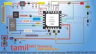 All BQ series charging ic section Redmi 9A charging problem full circuit diagram