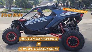 2025 CanAm Maverick R X RS with Smart Shox First Ride to Showroom floor ​⁠EBMS