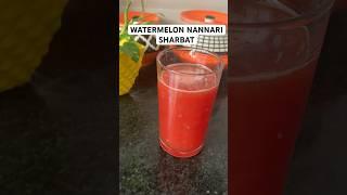 Taste of Summer: Watermelon Nannari Sharbat Recipe #shorts #ytshorts #drink