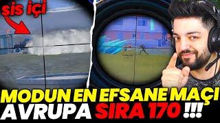 MODUN EN EFSANE MAÇI ! AVRUPA SIRA 170 TE ZORLU FATİH LİGİ MAÇI - PUBG Mobile