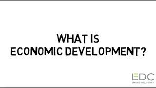 ED 101: What is economic development?