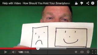 How to Hold Your Smartphone When Recording YouTube Video