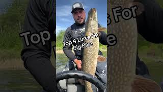 My Top 4 lures for big PIKE #fishing #fishingvideo #pike #top #outdoors #adventure #canada