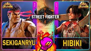 SF6 Sekiganryu (RYU) VS Hibiki (LILY)Street Fighter 6スト64K 60ᶠᵖˢ