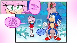 "Modern Mistletoe" - Sonic x Amy (Sonamy) Comic Dub Comp [E-vay]