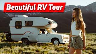 She Travels in Her Cozy RV | Truck Camper Tour