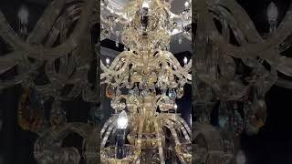 Oversized Multi-tiered Candle Crystal Chandelier For 2-Story Foyer/Hallway/Entryway/Staircase