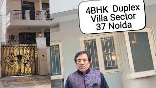 4 BHK Independent Duplex Villa with private lawn Sector 37 Arun vihar Noida