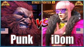 Street Fighter 6 PunkDaGod (AKUMA)  Vs  iDom (MANON) Best Room MatchFightingGameWorldX