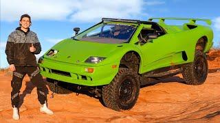 Fake Lamborghini Off Roading