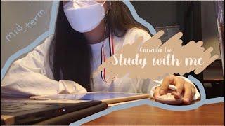 Eng sub] LIZ VLOG #15 | Midterm Study with me vlog