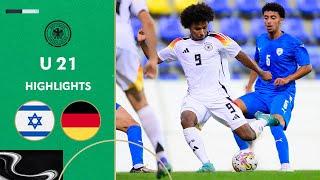 Adeyemi and Tresoldi score braces | Israel vs. Germany 1-5 | Highlights | Under-21 EURO Qualifier