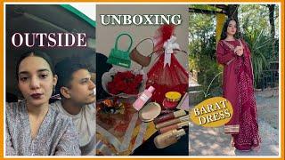 Haris ky ghar sy gifts aye | Unboxing Makeup,Bags,Dress| What's going on?🫶| Hurmat Abbasi