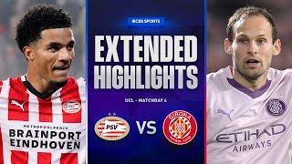 PSV vs. Girona: Extended Highlights | UCL League Phase MD 4 | CBS Sports Golazo