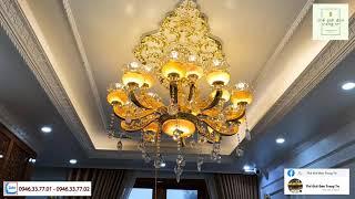 Classy Cheap: 3 Sets of Chandeliers Too Beautiful Installed In Guest House In Hai Phong