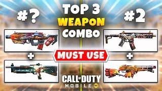 Top 3 BEST Weapon Combo In Season 9 Battle Royale | COD Mobile | BEST Weapon Combo For All BR Maps