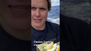 Clarisse Cremer s’amuse bien dans sa descente de l’Atlantique :) Bon vent , Clarisse ! #vendeeglobe