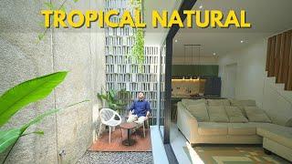 Rumah Tropikal yang Tampil Natural