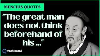 Mencius' Quotes That Will Level Up Your Mindset