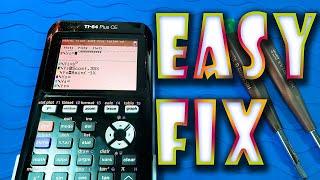 Texas Instruments TI-84 Plus CE Calculator Battery Replacement